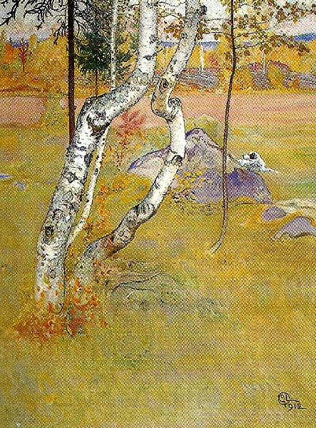 Carl Larsson bjorkarna Spain oil painting art